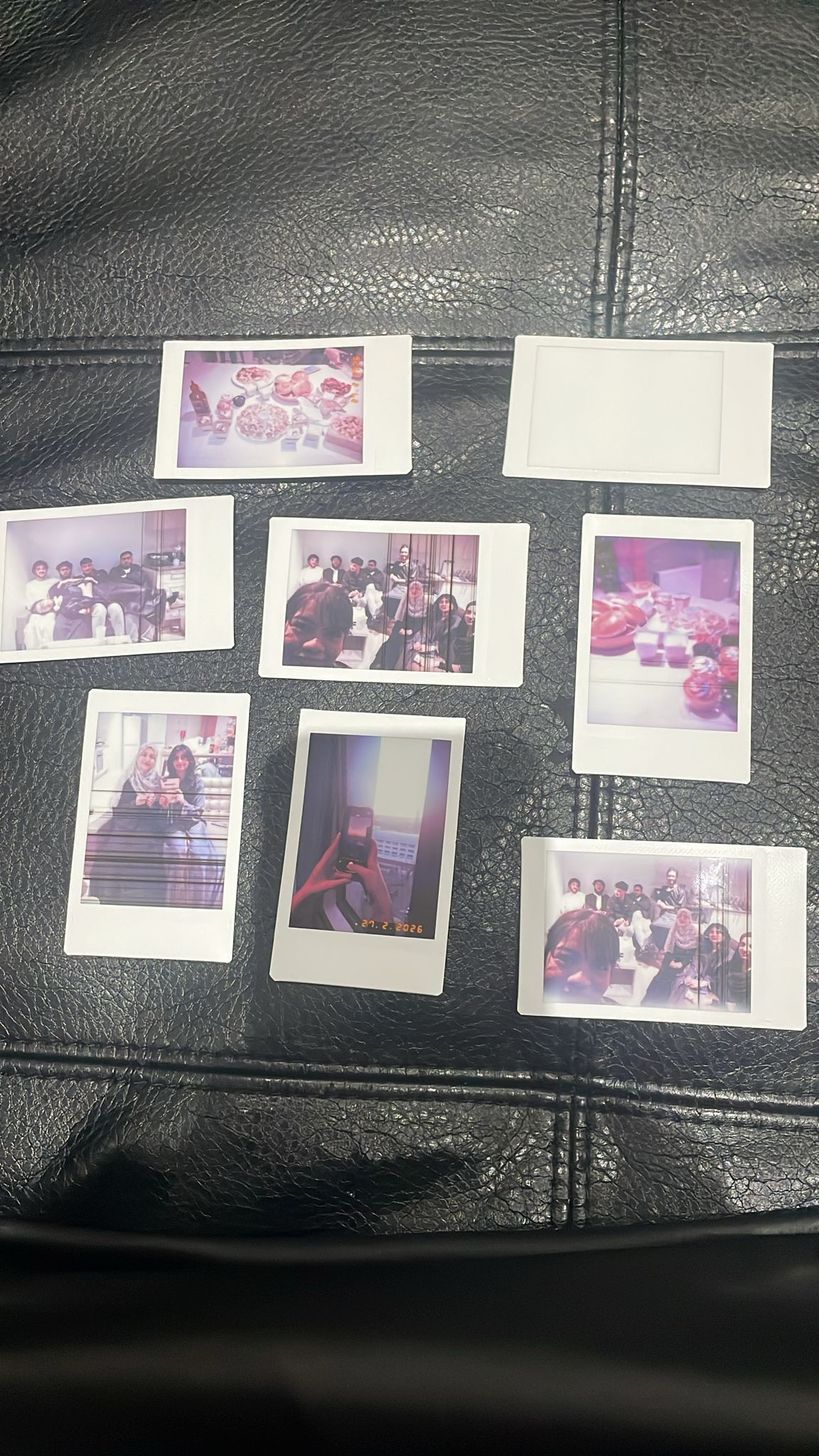 Assortment of Polaroid images