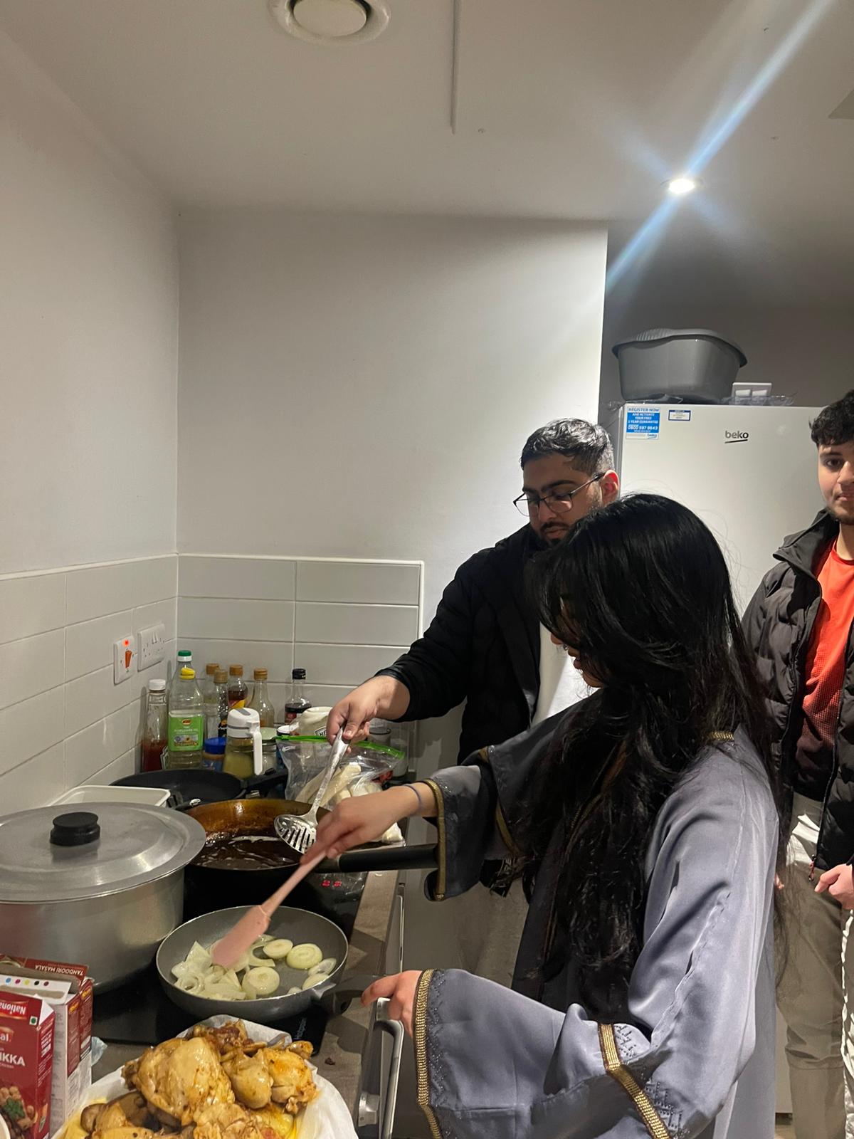 People cooking